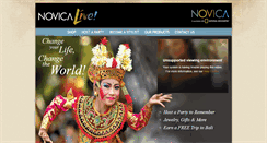 Desktop Screenshot of novicalive.com
