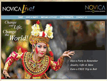 Tablet Screenshot of novicalive.com